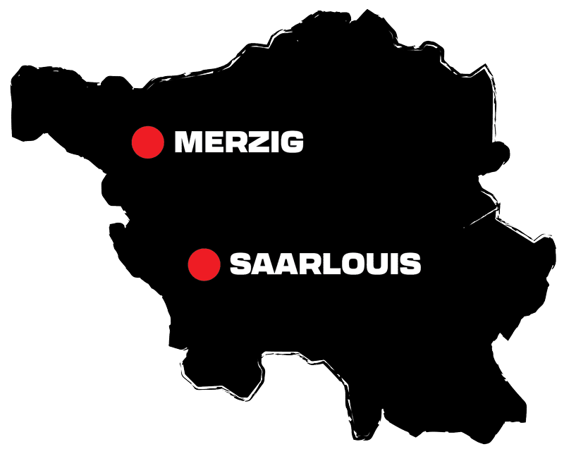Saarland Karte