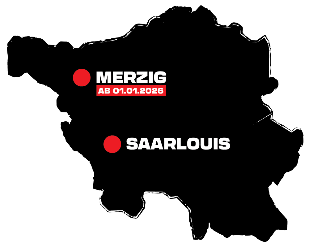 Saarland Karte